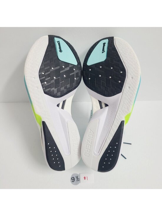NEW Adidas Adizero Boston 13 Running Shoes JS4945 Size 9.5 Flash Aqua #1
